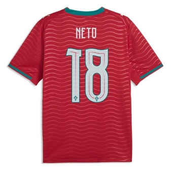Billige Fotballdrakt Portugal Pedro Neto #18 Replika Hjemmedrakt VM 2026 Kortermet